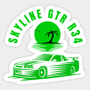 Skyline GTR R34 Sticker